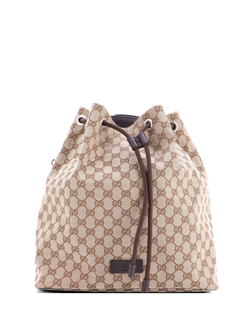 Drawstring GG Canvas Medium backpack