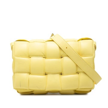 Alligator Nappa Intrecciato Padded Cassette Crossbody