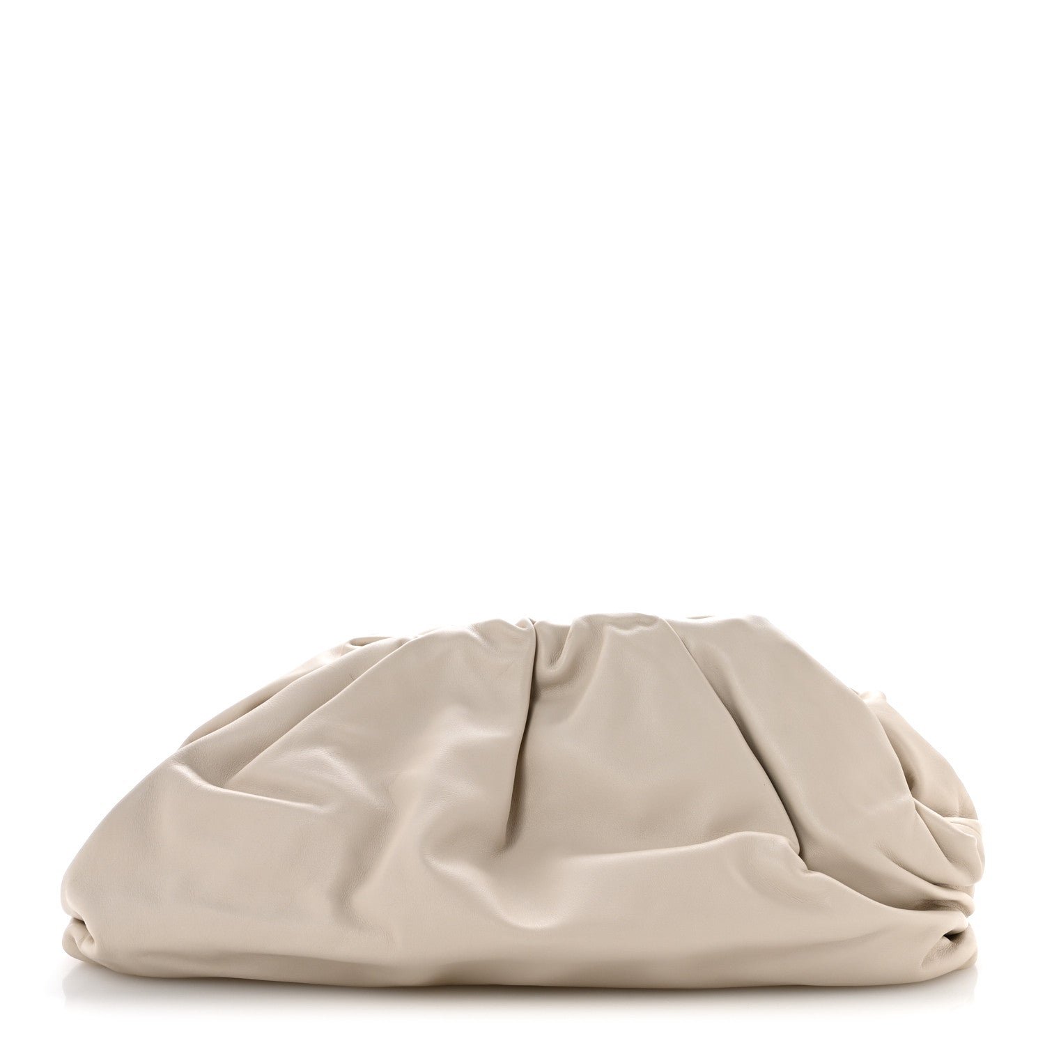 Bottega Veneta Smooth Butter Calf The Pouch Oversized Clutch Mist