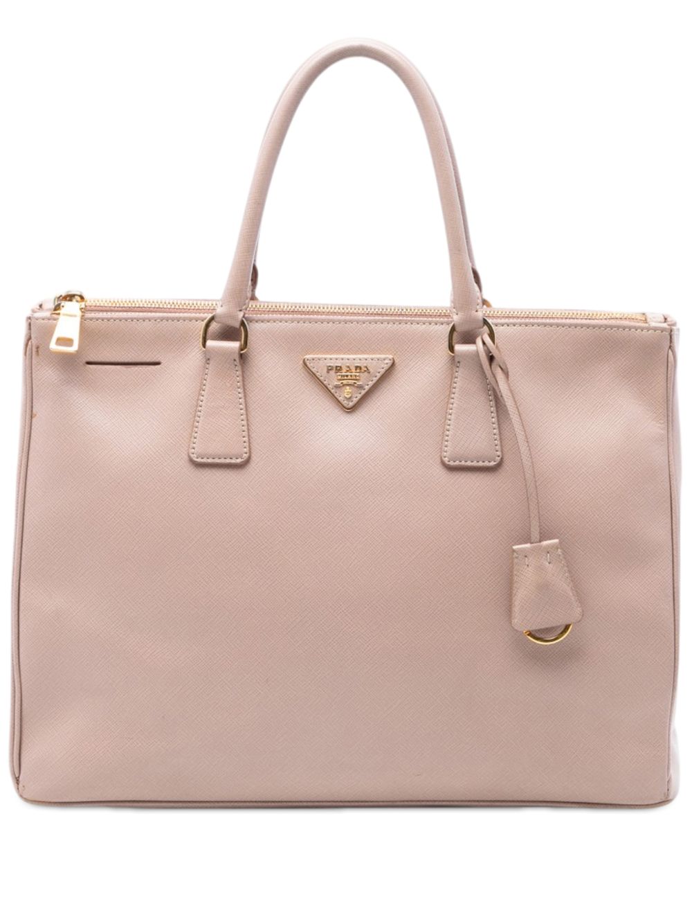 2010-2026 Large Saffiano Lux Galleria Double Zip satchel