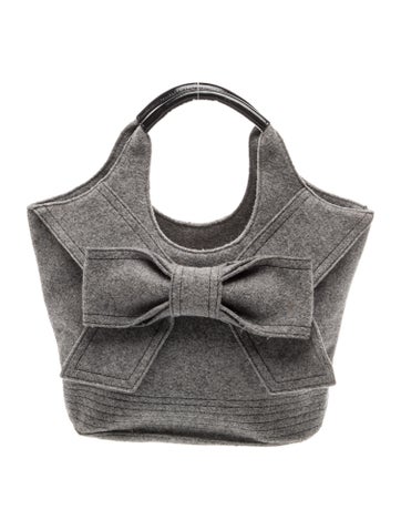 Felt Top Handle Bag