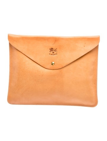 Il Bisonte Leather Clutch