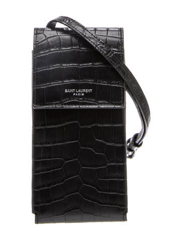 Embossed Leather Crossbody Bag