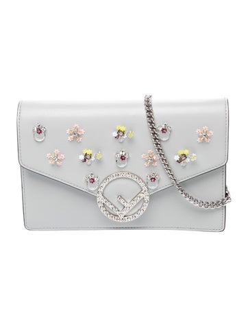 Leather Wallet on Chain Medium