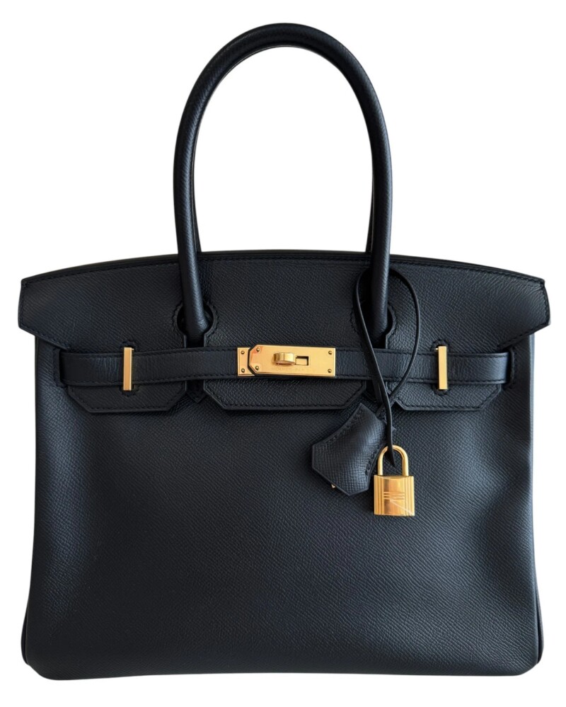 Black Epsom Birkin 30 Gold Hardware, 2018