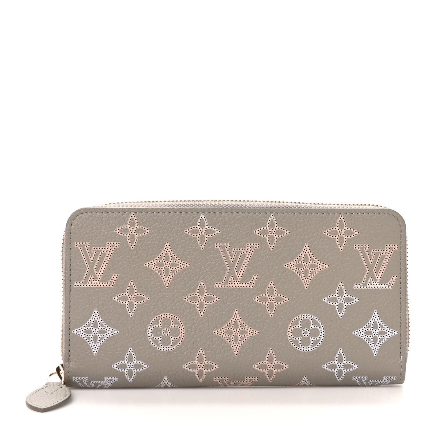 Louis Vuitton Louis Vuitton Mahina Flight Mode Zippy NM Wallet Gray