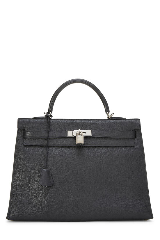 Hermès Black Togo Kelly Sellier 35
