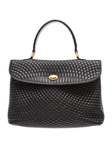 Quilted Top Handle Bag
