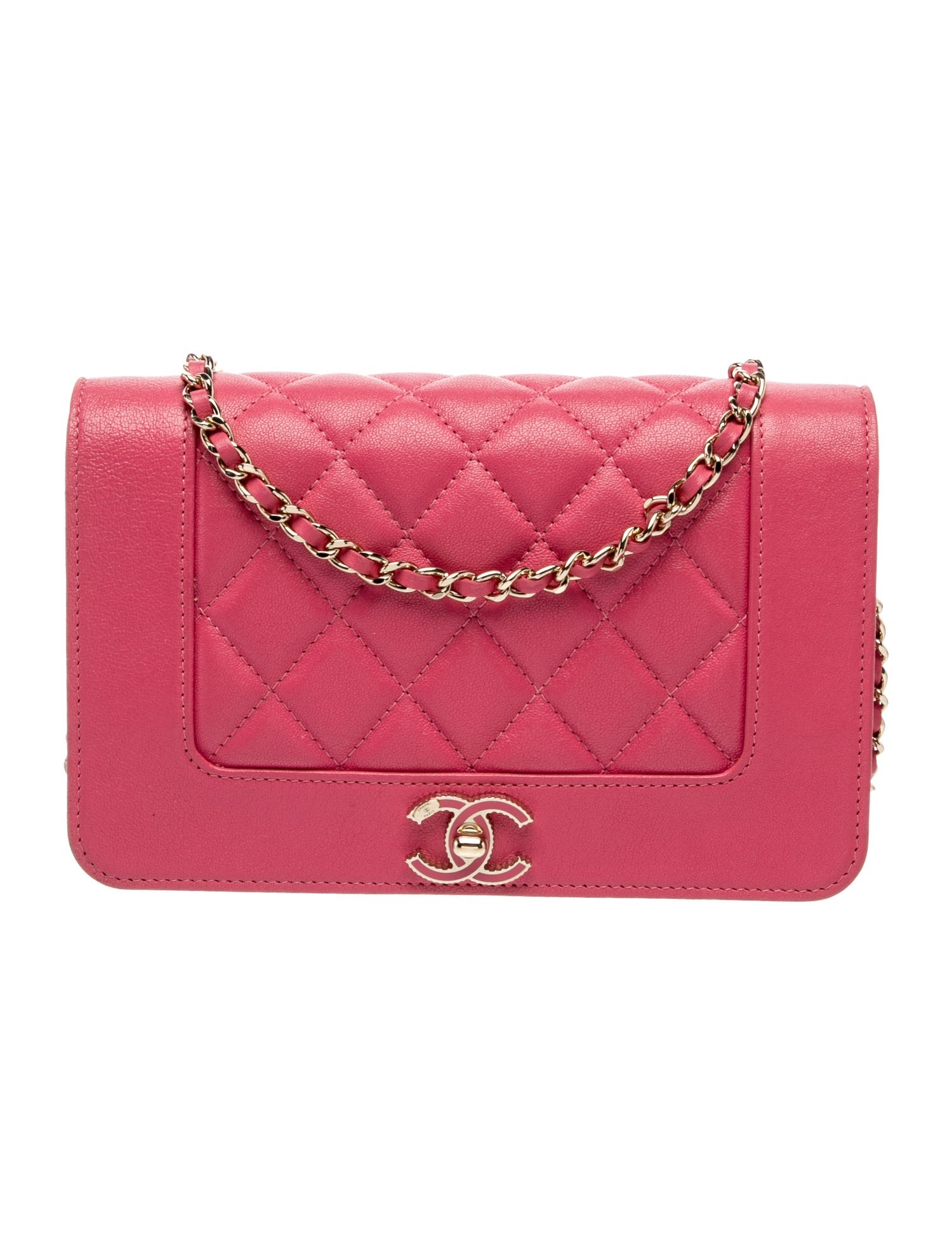 Quilted Mademoiselle Wallet On Chain