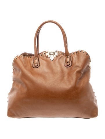 Valentino Rockstud Top Handle Bag