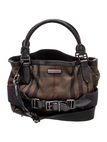 Burberry Nova Check Top Handle Bag Vintage