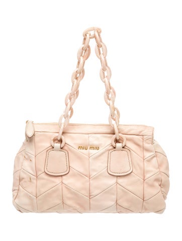 Miu Miu Leather Shoulder Bag