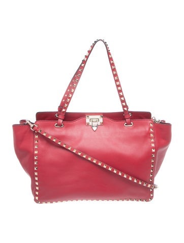 Rockstud Top Handle Bag
