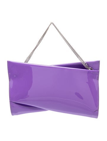 Christian Louboutin Patent Leather Clutch w/ Tags