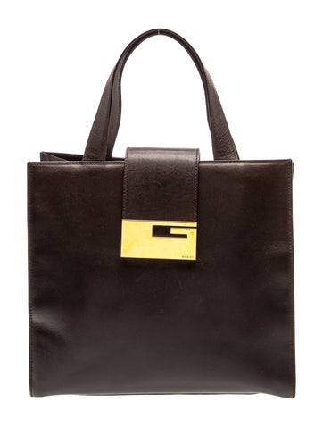 Leather Top Handle Bag