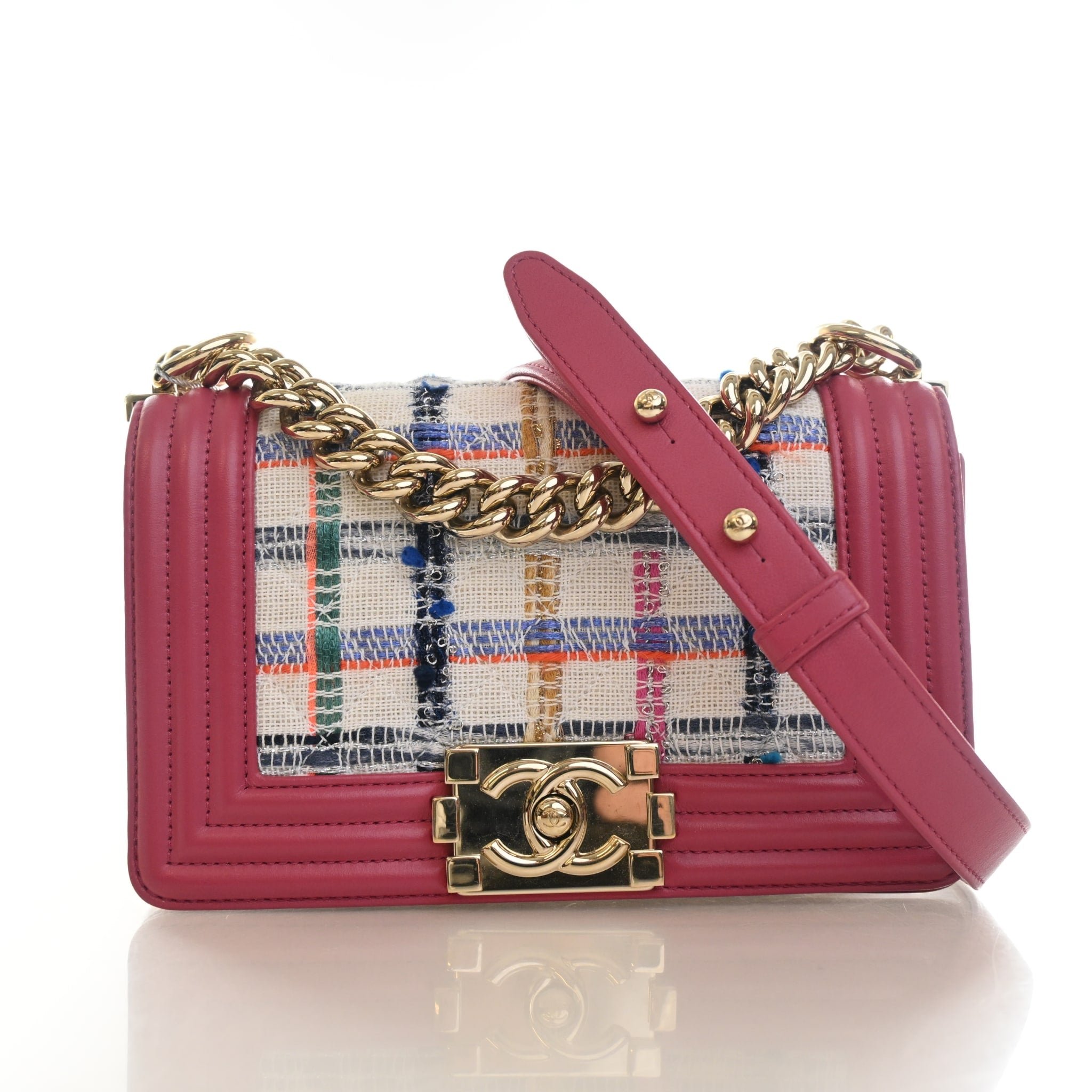 Chanel Small Tweed Boy Bag