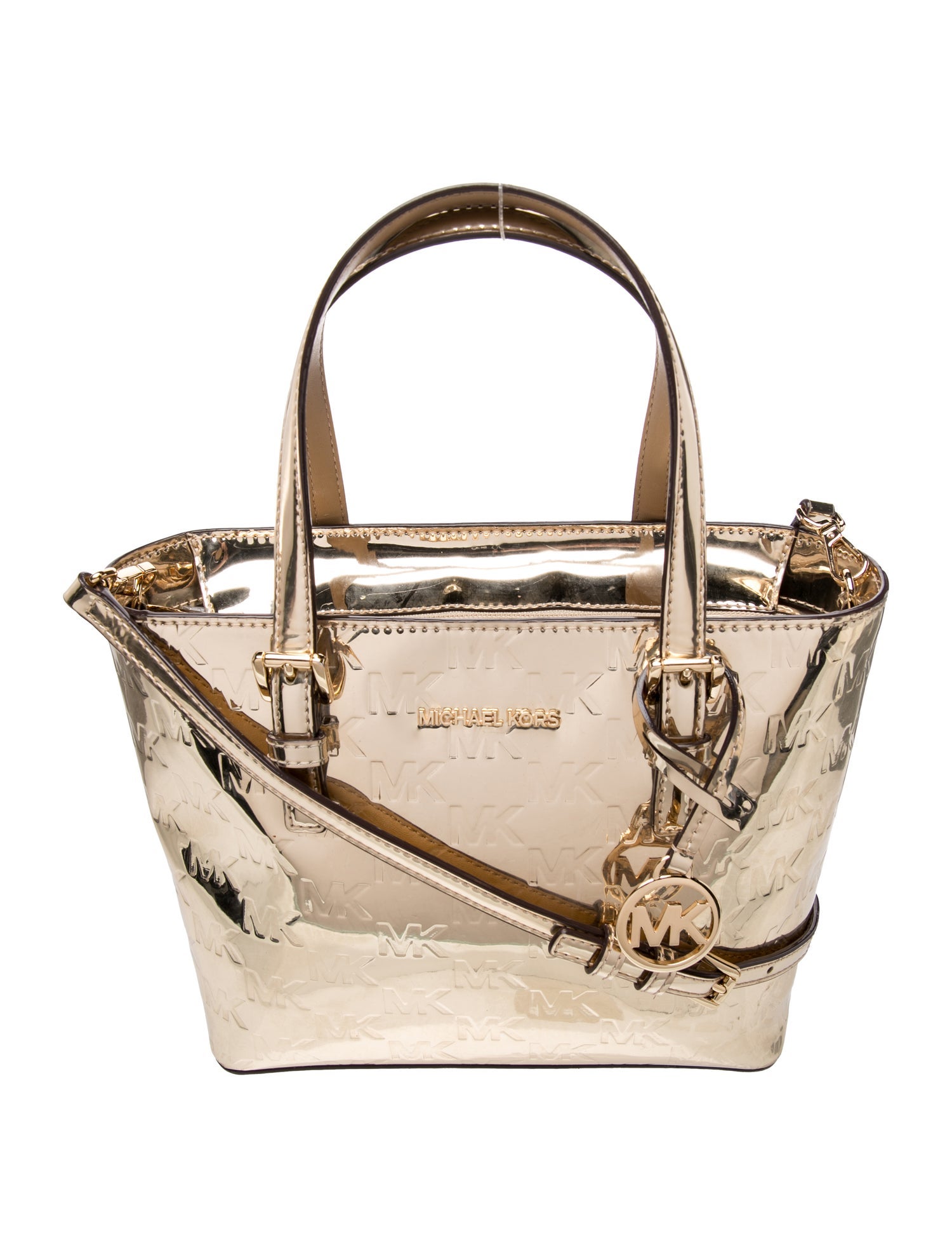 Patent Leather Top Handle Bag