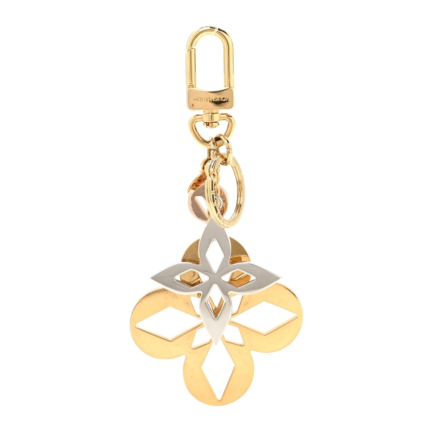 Louis Vuitton Malletage Blossom Bag Charm Key Holder