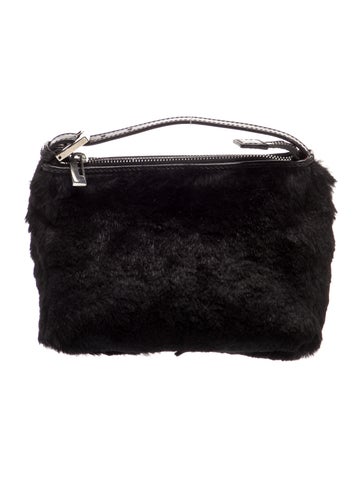 Fendi Fur Top Handle Bag