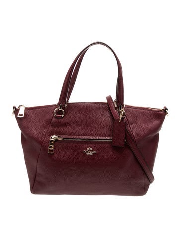Coach Leather Top Handle Bag