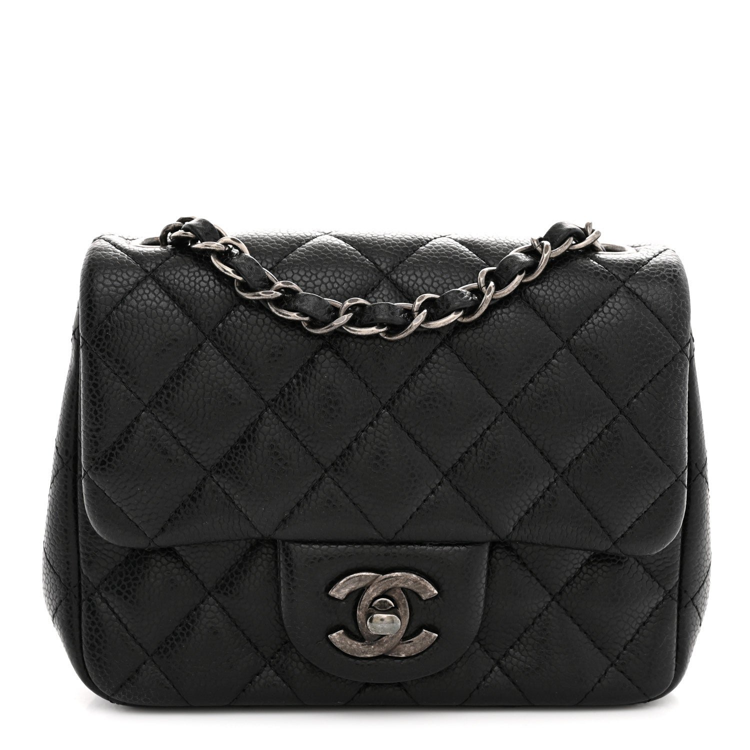 Chanel Caviar Quilted Mini Square Flap Black