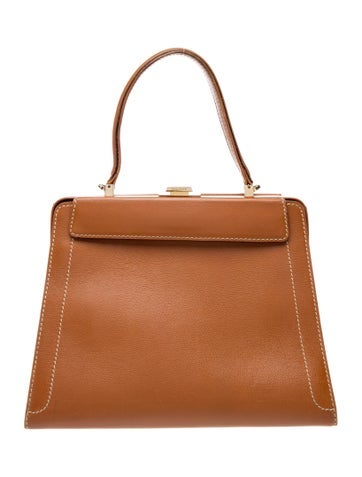 Leather Top Handle Bag