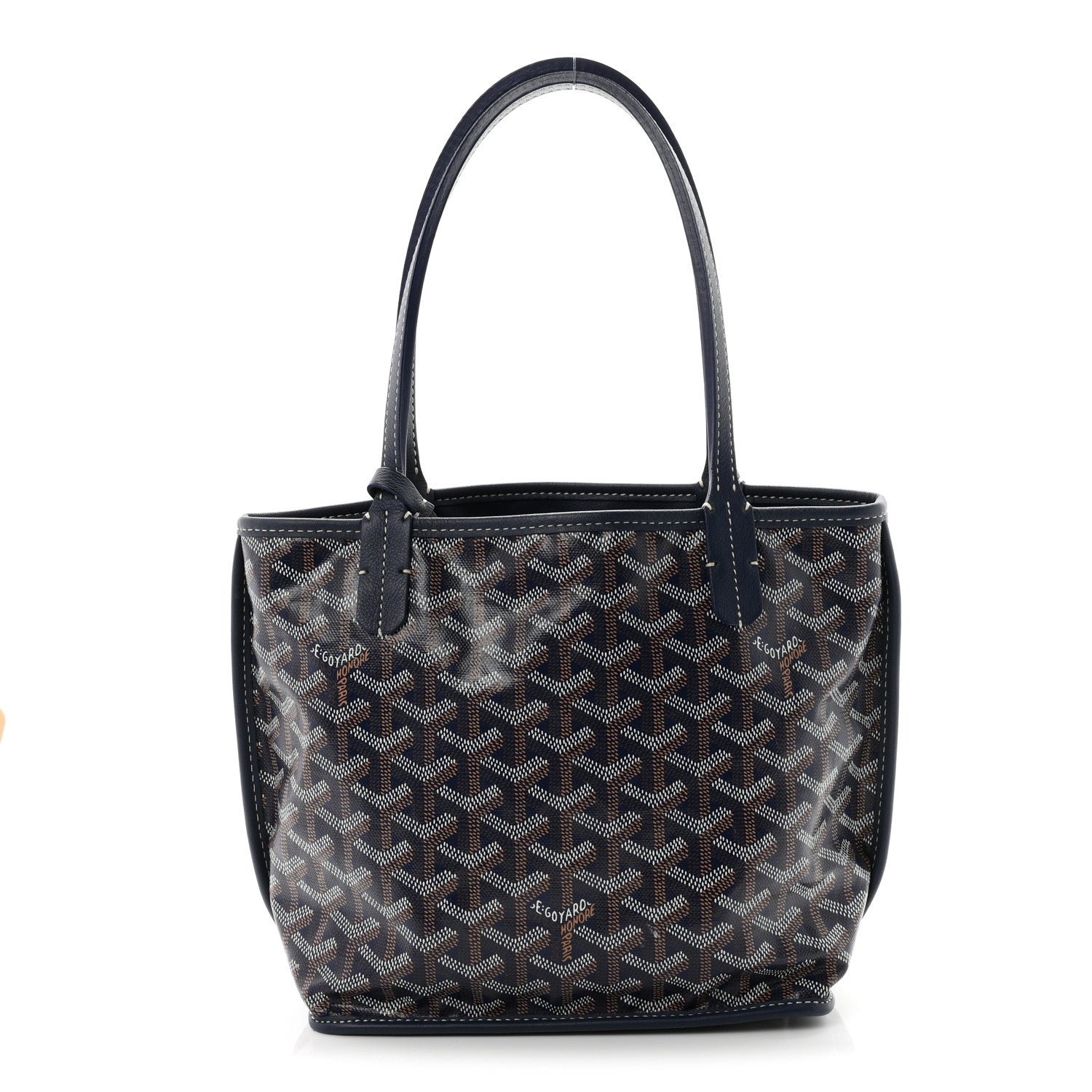 Goyard Goyardine Reversible Mini Anjou Navy