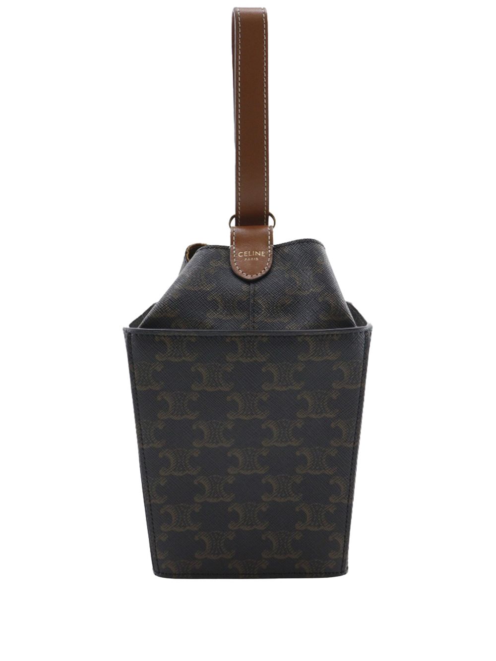 2021 Triomphe Coated Canvas Strap Box Bag handbag