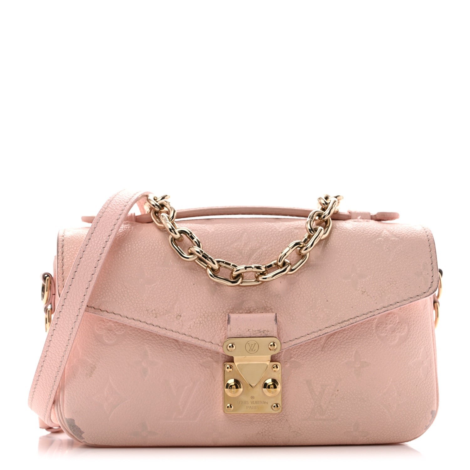 Louis Vuitton Empreinte Pochette Metis East West Pink Opale