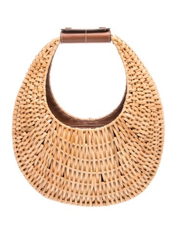 Wicker Top Handle Bag