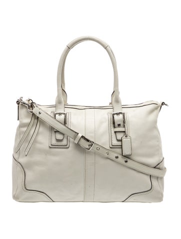Leather Top Handle Bag