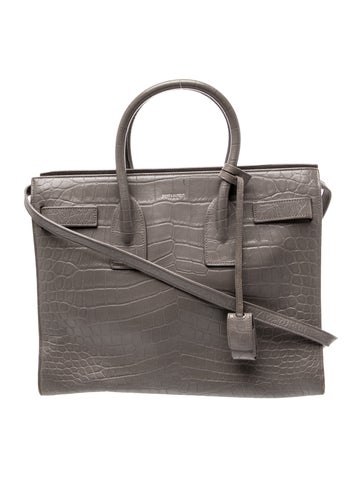 Embossed Leather Sac De Jour Large Vintage