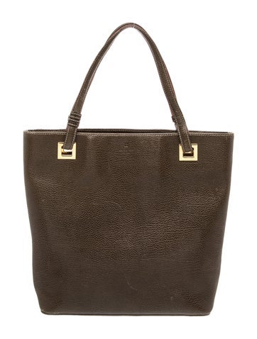 Leather Top Handle Bag