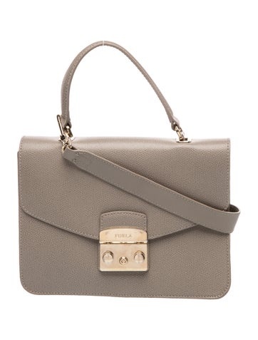Furla Leather Top Handle Bag