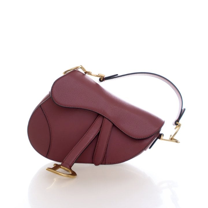 Christian Dior Mini Calfskin Saddle Bag