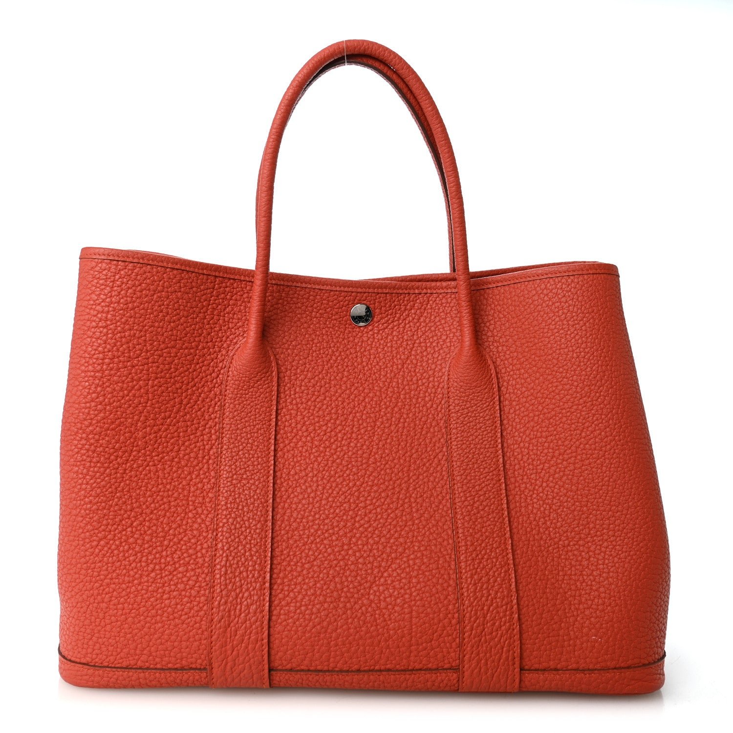 Hermes Negonda Garden Party 36 MM Rouge Duchesse
