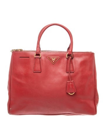 Saffiano Leather Galleria Saffiano Lux Double Zip Large