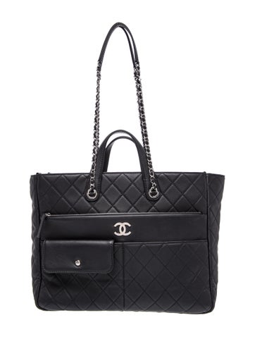 Quilted Ultra Pocket Shopping Tote