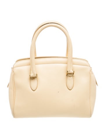 Leather Top Handle Bag