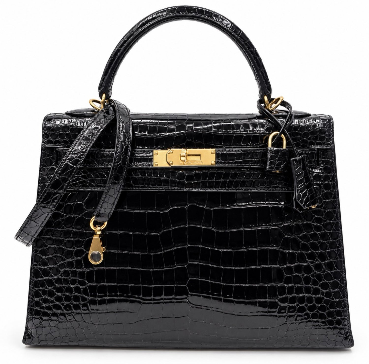 Hermes Porosus Crocodile Kelly 32