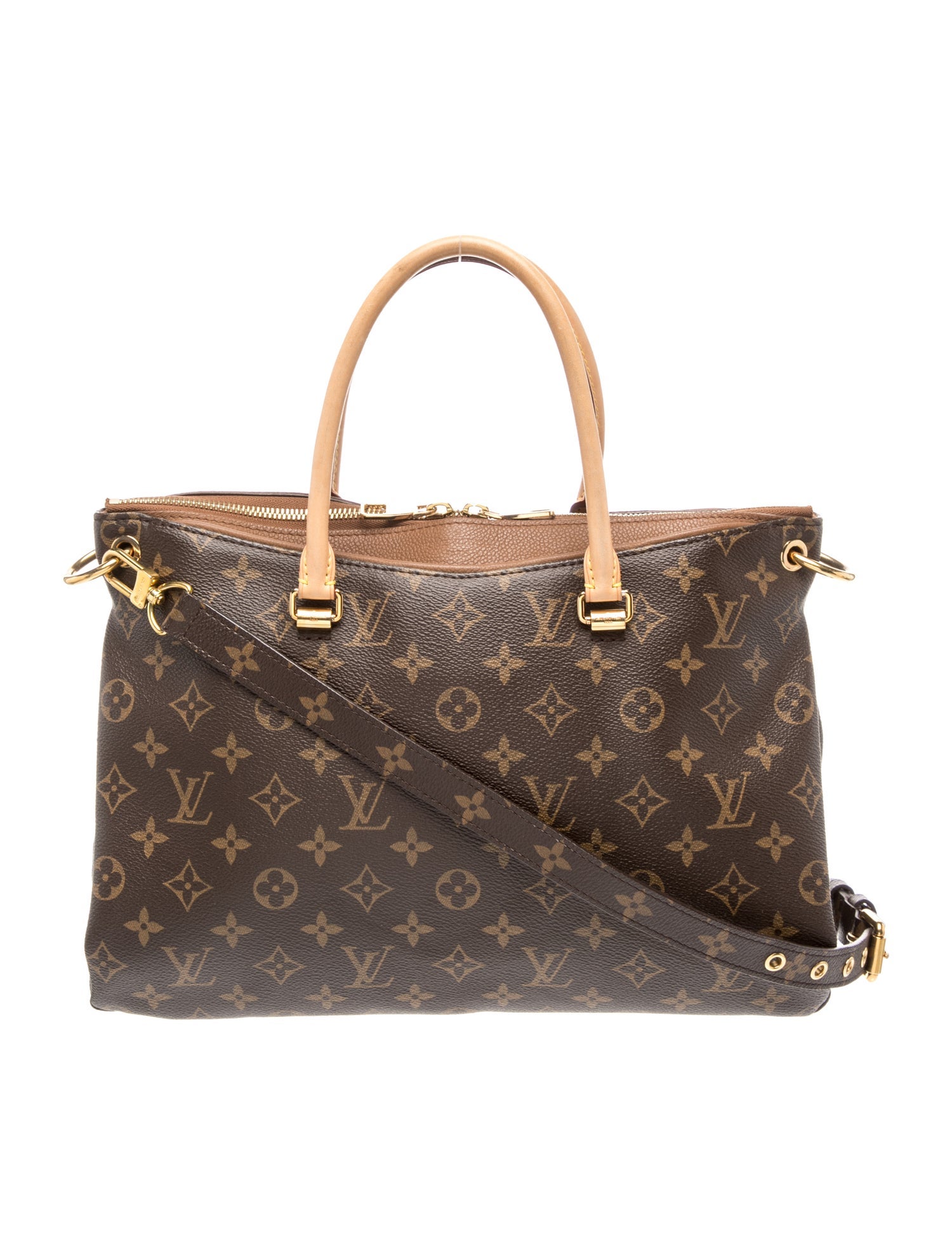 LV Monogram Pallas MM
