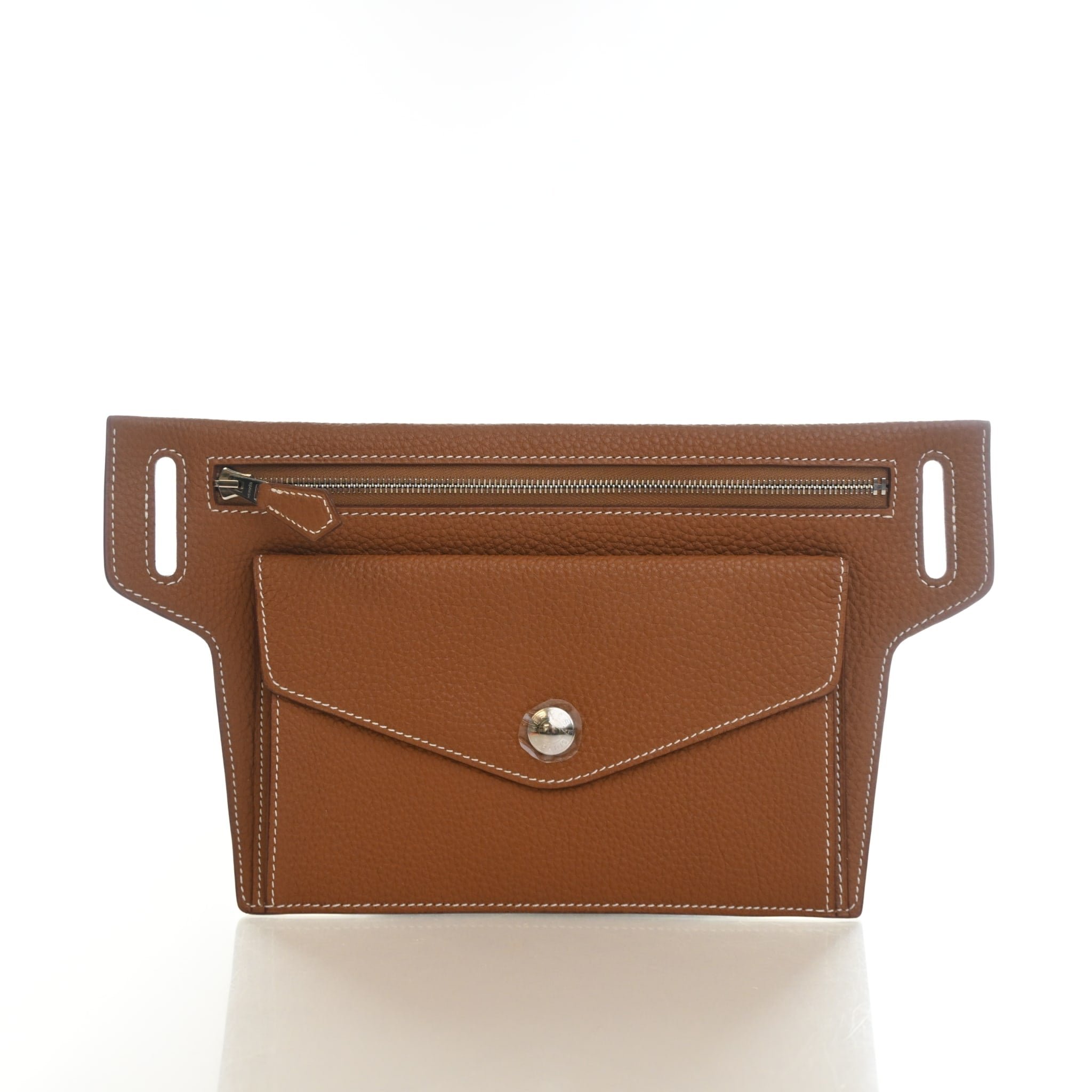 Hermes Gold Clemence Gold Waist Pouch