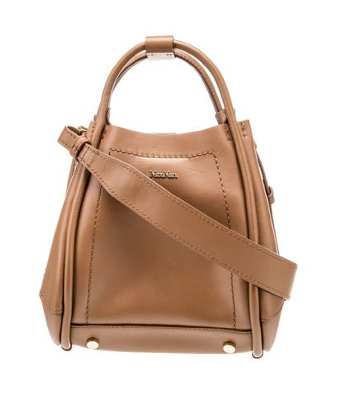 Max Mara Mara Leather Top Handle Bag