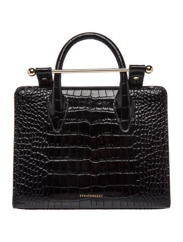 Leather Top Handle Bag Mini