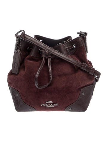 Suede Bucket Bag