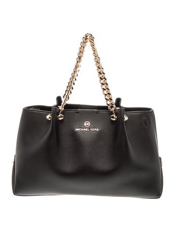 Leather Top Handle Bag