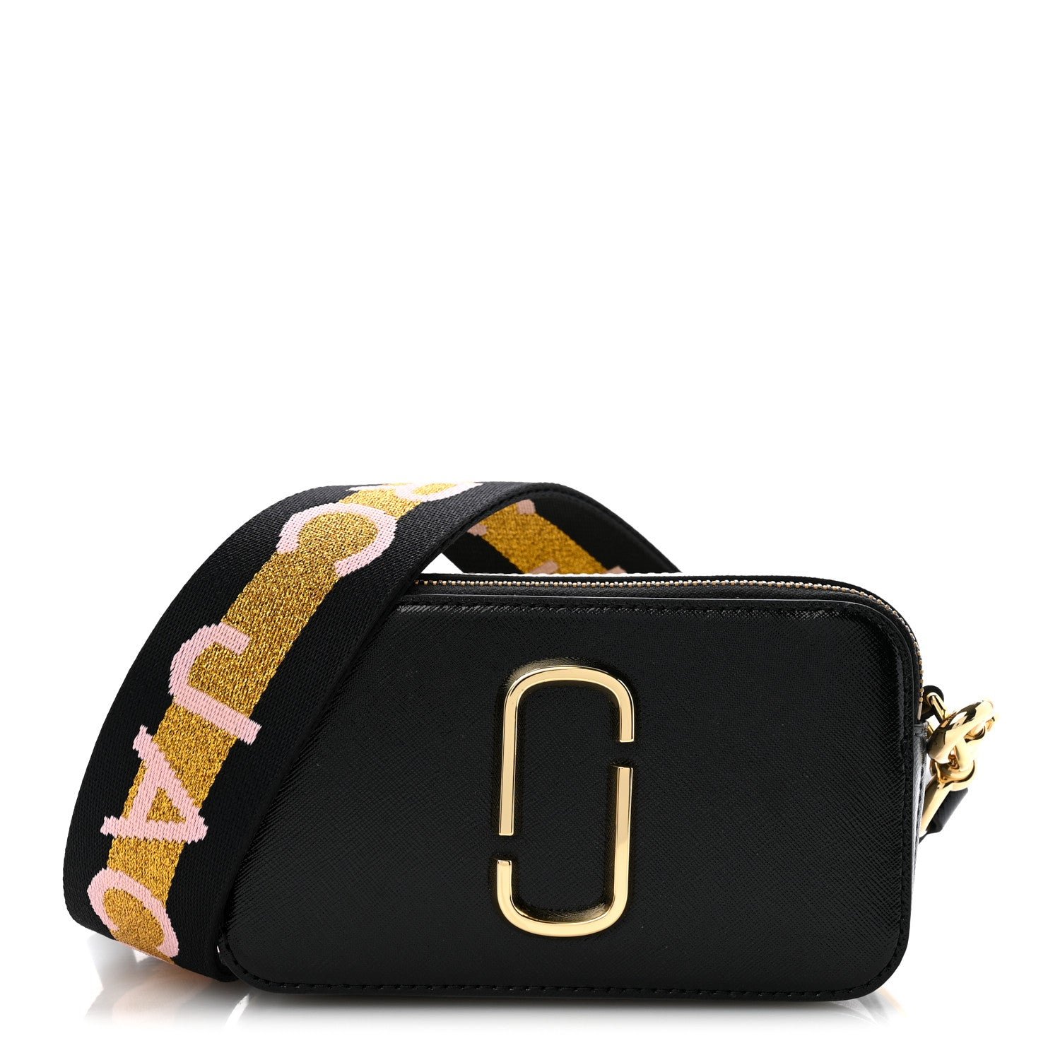 Marc Jacobs Saffiano Small Snapshot Camera Black Mulitcolor