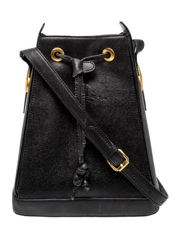 Carolina Herrera Leather Bucket Bag