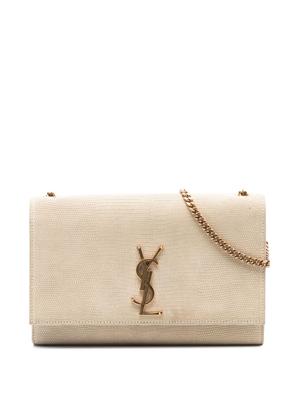 Saint Laurent 2020 Medium Embossed Nubuck Monogram Kate crossbody bag