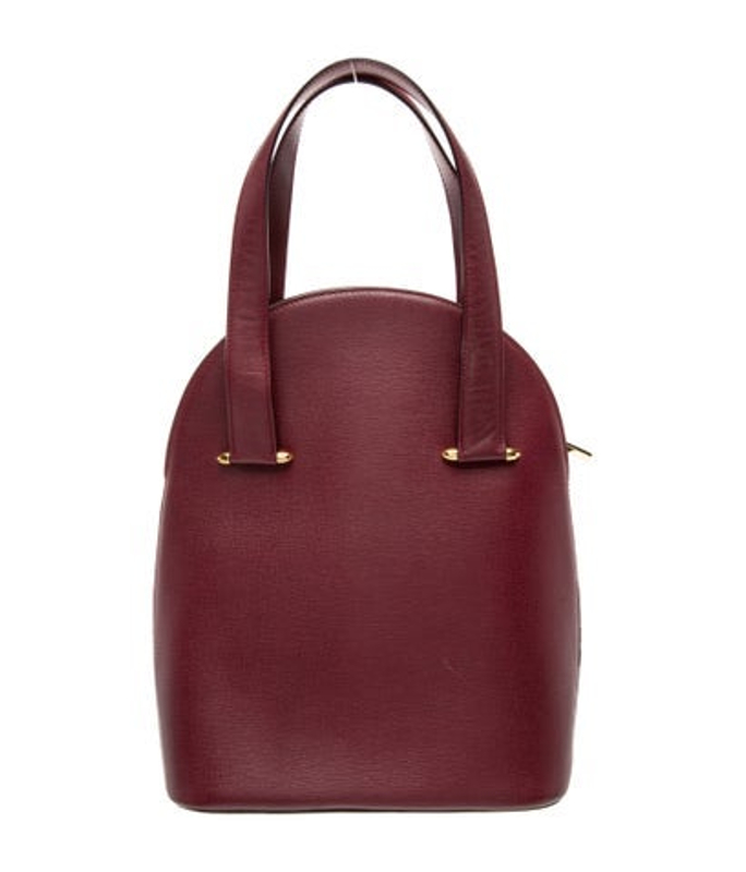 Cartier Leather Top Handle Bag